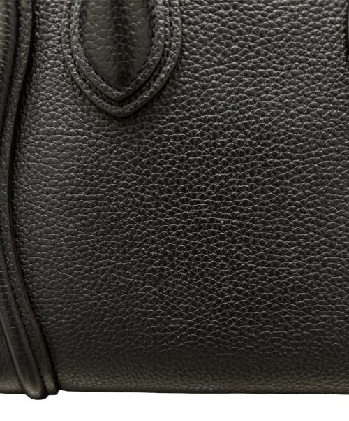 CELINE（セリーヌ）CELINE (セリーヌ) ラゲージ ナノショッパー ブラックの古着・服飾アイテム