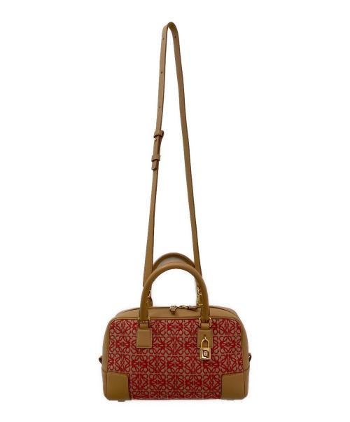 LOEWE（ロエベ）LOEWE (ロエベ) アマソナ23 ブラウン×レッド サイズ:23の古着・服飾アイテム