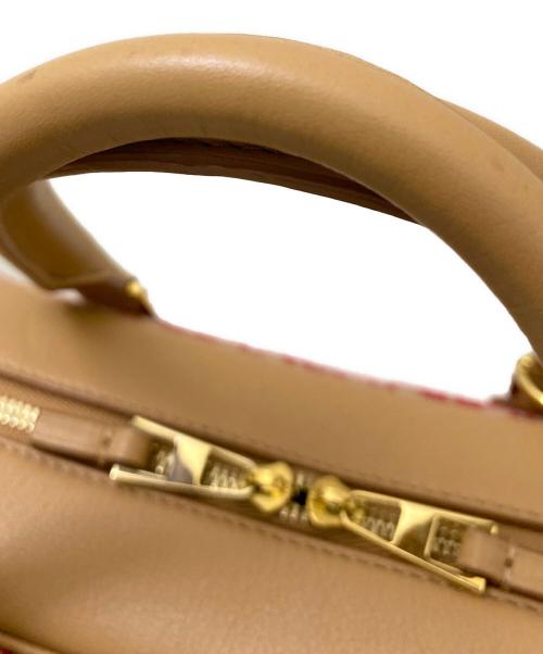 LOEWE（ロエベ）LOEWE (ロエベ) アマソナ23 ブラウン×レッド サイズ:23の古着・服飾アイテム