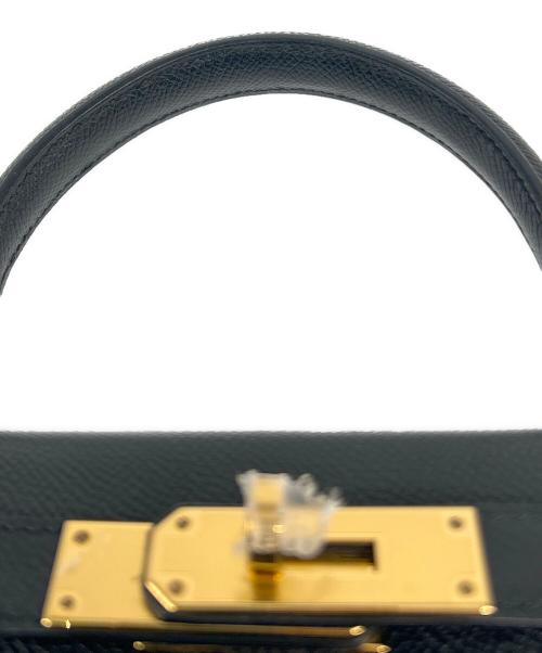 HERMES（エルメス）HERMES (エルメス) ケリー28 外縫い/ゴールド金具/ブラック/C刻印:2018年製 ブラックの古着・服飾アイテム