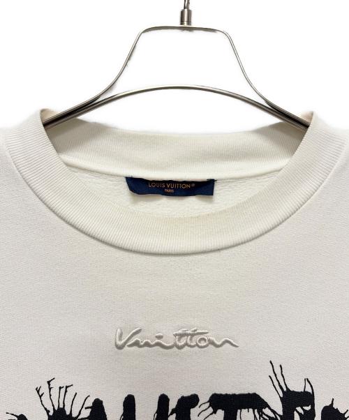 LOUIS VUITTON（ルイ ヴィトン）LOUIS VUITTON (ルイ ヴィトン) マルティエインターナショナル グラフィックシグネイチャースウェット ホワイト サイズ:XLの古着・服飾アイテム