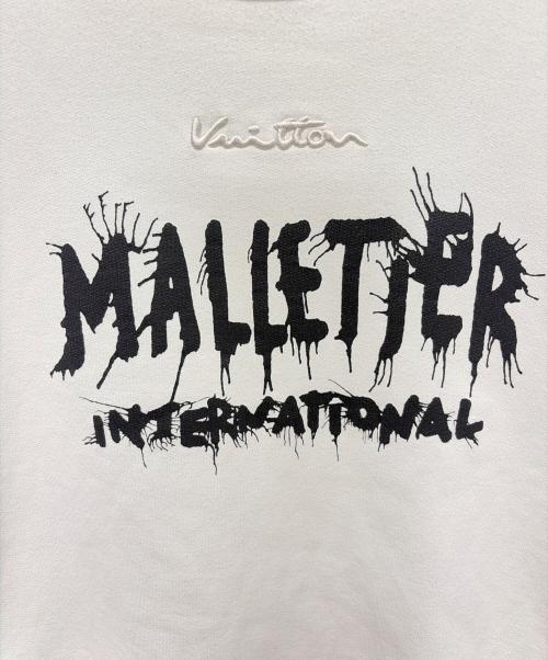 LOUIS VUITTON（ルイ ヴィトン）LOUIS VUITTON (ルイ ヴィトン) マルティエインターナショナル グラフィックシグネイチャースウェット ホワイト サイズ:XLの古着・服飾アイテム