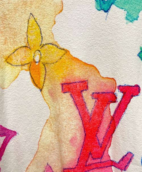 LOUIS VUITTON（ルイ ヴィトン）LOUIS VUITTON (ルイ ヴィトン) 21SS モノグラム・ウォーターカラー・ジャイアント・クルーネックトレーナー スウェット ホワイト サイズ:Ｓの古着・服飾アイテム