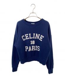 CELINE（セリーヌ）の古着「ロゴスウェット」｜ネイビー