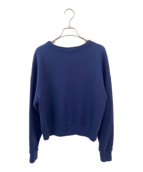 CELINE（セリーヌ）CELINE (セリーヌ) ロゴスウェット ネイビー サイズ:XSの古着・服飾アイテム