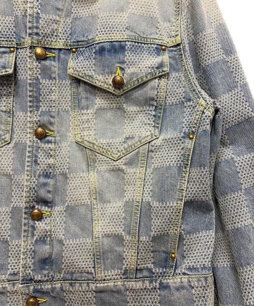 LOUIS VUITTON（ルイ ヴィトン）LOUIS VUITTON (ルイ ヴィトン) 25SS ダミエデニムスケートデニムジャケット インディゴ サイズ:50の古着・服飾アイテム