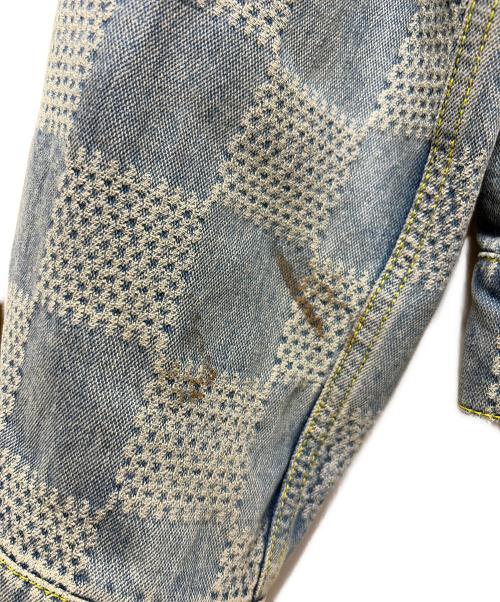 LOUIS VUITTON（ルイ ヴィトン）LOUIS VUITTON (ルイ ヴィトン) 25SS ダミエデニムスケートデニムジャケット インディゴ サイズ:50の古着・服飾アイテム