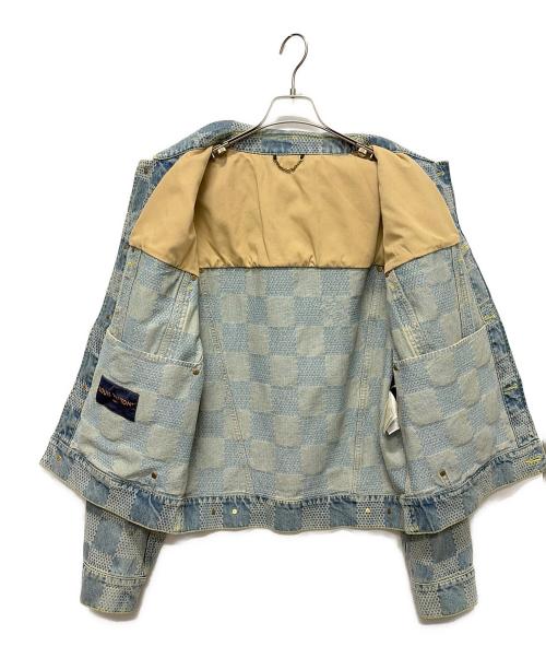 LOUIS VUITTON（ルイ ヴィトン）LOUIS VUITTON (ルイ ヴィトン) 25SS ダミエデニムスケートデニムジャケット インディゴ サイズ:50の古着・服飾アイテム