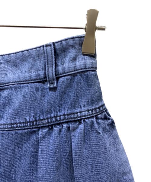 CHANEL（シャネル）CHANEL (シャネル) Back Coco Mark Wide Denim Pants/バックココマーク ワイドデニムパンツ/P73404 V65053 ネイビー サイズ:34の古着・服飾アイテム