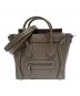 CELINE（セリーヌ）の古着「ラゲージナノショッパー/ハンドバッグ」｜ベージュ