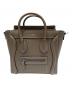 CELINE (セリーヌ) ラゲージナノショッパー/ハンドバッグ ベージュ：200000円