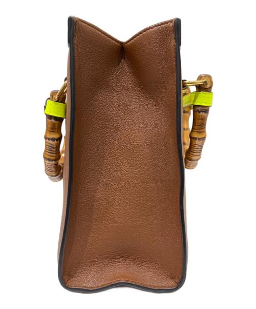 GUCCI（グッチ）GUCCI (グッチ) ダイアナ スモールトートバッグ ブラウン サイズ:スモール/smallの古着・服飾アイテム