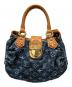 LOUIS VUITTON（ルイ ヴィトン）の古着「モノグラム・デニム プリーティM95020」｜ブルー