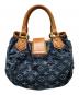 LOUIS VUITTON (ルイ ヴィトン) モノグラム・デニム プリーティM95020 ブルー：350000円