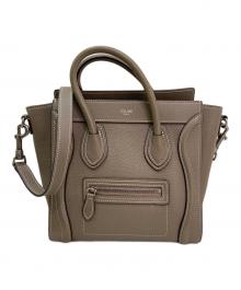 CELINE（セリーヌ）の古着「ラゲージナノショッパー」｜グレージュ系