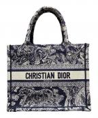 Christian Diorクリスチャン ディオール）の古着「Dior Book Tote バッグ スモール/M1265ZRGO_M35I」｜ネイビー