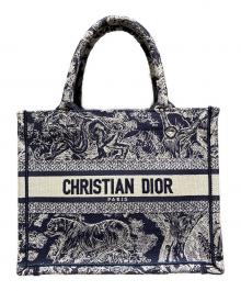 Christian Dior（クリスチャン ディオール）の古着「Dior Book Tote バッグ スモール/M1265ZRGO_M35I」｜ネイビー