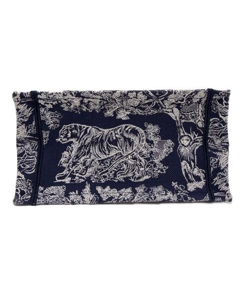 Christian Dior（クリスチャン ディオール）Christian Dior (クリスチャン ディオール) Dior Book Tote バッグ スモール/M1265ZRGO_M35I ネイビー サイズ:スモールの古着・服飾アイテム