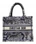 Christian Dior（クリスチャン ディオール）の古着「Dior Book Tote バッグ スモール/M1265ZRGO_M35I」｜ネイビー