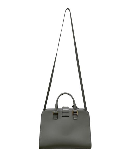 Saint Laurent Paris（サンローランパリ）Saint Laurent Paris (サンローランパリ) ベイビー カバス 2way ハンド ショルダー バッグ ライトグレーの古着・服飾アイテム