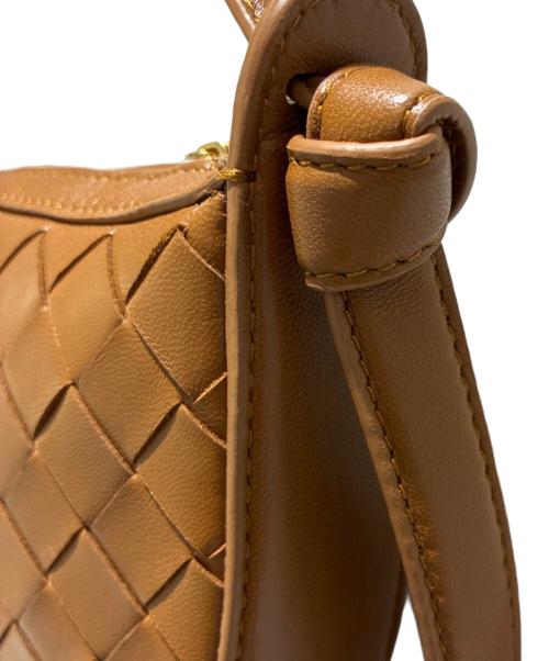 BOTTEGA VENETA（ボッテガベネタ）BOTTEGA VENETA (ボッテガベネタ) ミニ サンライズ/ワンショルダーバッグ ブラウンの古着・服飾アイテム