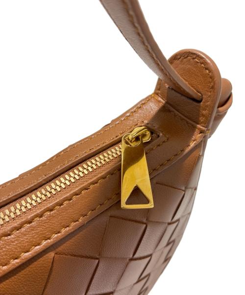 BOTTEGA VENETA（ボッテガベネタ）BOTTEGA VENETA (ボッテガベネタ) ミニ サンライズ/ワンショルダーバッグ ブラウンの古着・服飾アイテム