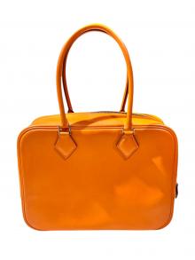 HERMES（エルメス）の古着「Plume 28 プリュム 28/オレンジ/▢K刻印：2007年製造/シルバー金具」｜オレンジ