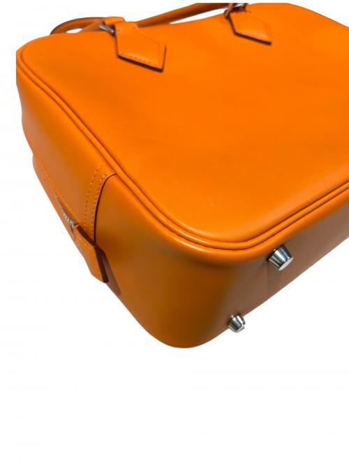 HERMES（エルメス）HERMES (エルメス) Plume 28 プリュム 28/オレンジ/▢K刻印：2007年製造/シルバー金具 オレンジ サイズ:28の古着・服飾アイテム