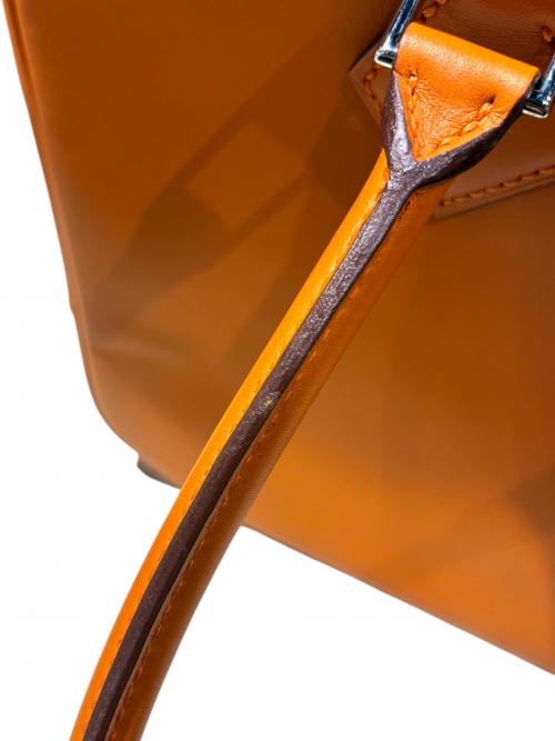 HERMES（エルメス）HERMES (エルメス) Plume 28 プリュム 28/オレンジ/▢K刻印：2007年製造/シルバー金具 オレンジ サイズ:28の古着・服飾アイテム