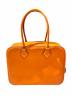 HERMES（エルメス）の古着「Plume 28 プリュム 28/オレンジ/▢K刻印：2007年製造/シルバー金具」｜オレンジ