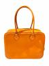 HERMES (エルメス) Plume 28 プリュム 28/オレンジ/▢K刻印：2007年製造/シルバー金具 オレンジ サイズ:28：700000円