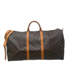 LOUIS VUITTON（ルイ ヴィトン）の古着「キーポル・バンドリエール60/ボストンバッグ」｜ブラウン