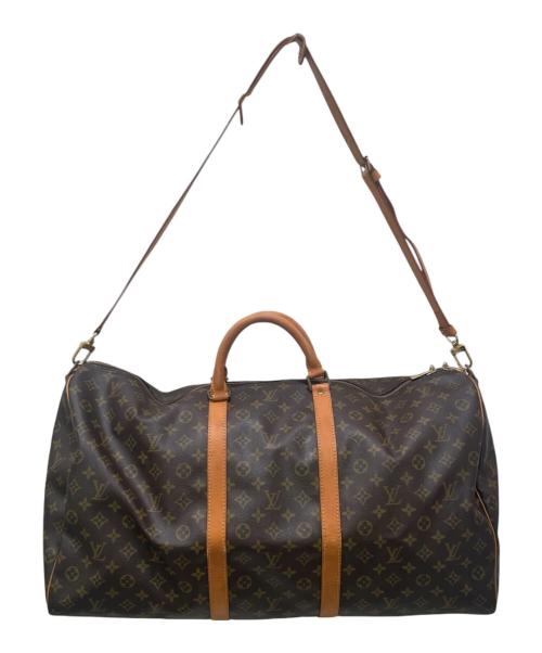 LOUIS VUITTON（ルイ ヴィトン）LOUIS VUITTON (ルイ ヴィトン) キーポル・バンドリエール60/ボストンバッグ ブラウン サイズ:60の古着・服飾アイテム