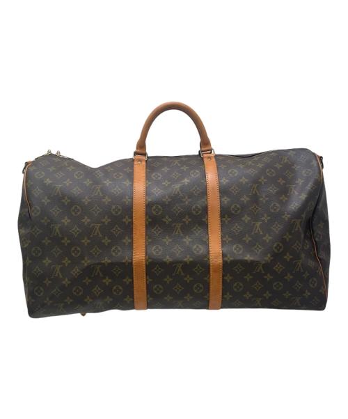 LOUIS VUITTON（ルイ ヴィトン）LOUIS VUITTON (ルイ ヴィトン) キーポル・バンドリエール60/ボストンバッグ ブラウン サイズ:60の古着・服飾アイテム