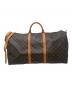 LOUIS VUITTON（ルイ ヴィトン）の古着「キーポル・バンドリエール60/ボストンバッグ」｜ブラウン