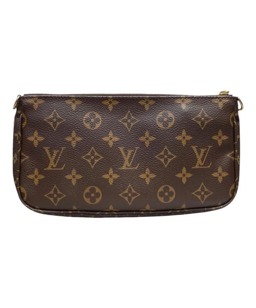 LOUIS VUITTON（ルイ ヴィトン）LOUIS VUITTON (ルイ ヴィトン) モノグラム ミュルティ ポシェット アクセソワール ブラウンの古着・服飾アイテム