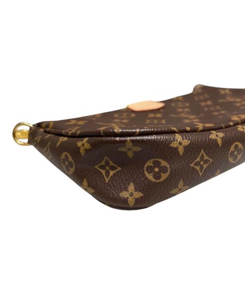 LOUIS VUITTON（ルイ ヴィトン）LOUIS VUITTON (ルイ ヴィトン) モノグラム ミュルティ ポシェット アクセソワール ブラウンの古着・服飾アイテム