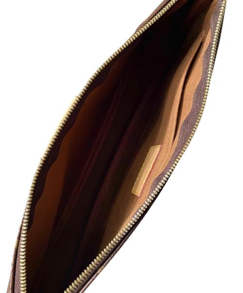 LOUIS VUITTON（ルイ ヴィトン）LOUIS VUITTON (ルイ ヴィトン) モノグラム ミュルティ ポシェット アクセソワール ブラウンの古着・服飾アイテム