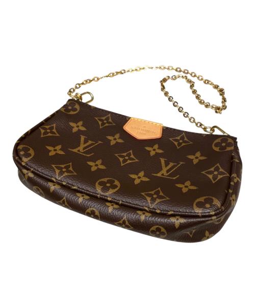 LOUIS VUITTON（ルイ ヴィトン）LOUIS VUITTON (ルイ ヴィトン) モノグラム ミュルティ ポシェット アクセソワール ブラウンの古着・服飾アイテム