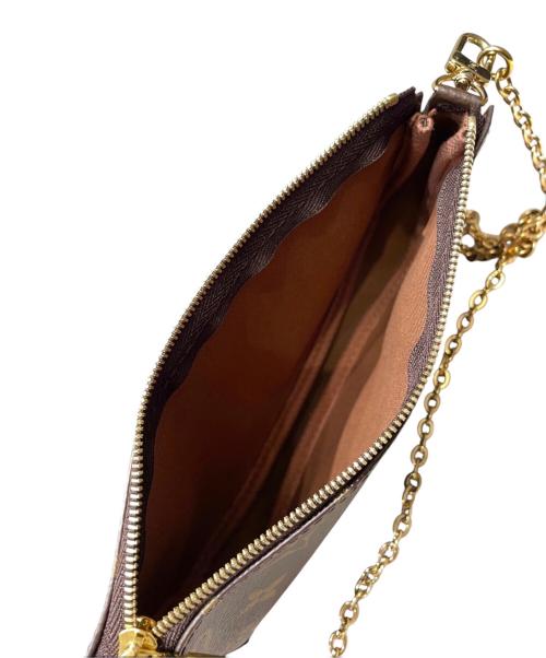 LOUIS VUITTON（ルイ ヴィトン）LOUIS VUITTON (ルイ ヴィトン) モノグラム ミュルティ ポシェット アクセソワール ブラウンの古着・服飾アイテム