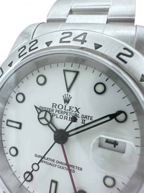 ROLEX（ロレックス）ROLEX (ロレックス) EXPLORER Ⅱ エクスプローラーⅡ 40mm Ref.16570 白文字盤 白文字盤 サイズ:40mm/19㎝の古着・服飾アイテム