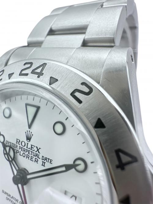 ROLEX（ロレックス）ROLEX (ロレックス) EXPLORER Ⅱ エクスプローラーⅡ 40mm Ref.16570 白文字盤 白文字盤 サイズ:40mm/19㎝の古着・服飾アイテム