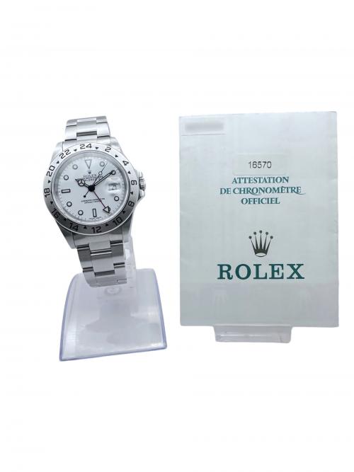 ROLEX（ロレックス）ROLEX (ロレックス) EXPLORER Ⅱ エクスプローラーⅡ 40mm Ref.16570 白文字盤 白文字盤 サイズ:40mm/19㎝の古着・服飾アイテム