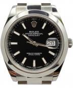 ROLEXロレックス）の古着「Datejust 41 デイトジャスト41 Ref.126300 41mm ブライトブラック文字盤」｜ブライトブラック文字盤