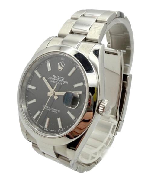 ROLEX（ロレックス）ROLEX (ロレックス) Datejust 41 デイトジャスト41 Ref.126300 41mm ブライトブラック文字盤 ブライトブラック文字盤 サイズ:41の古着・服飾アイテム