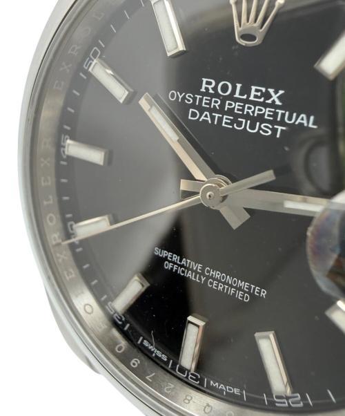 ROLEX（ロレックス）ROLEX (ロレックス) Datejust 41 デイトジャスト41 Ref.126300 41mm ブライトブラック文字盤 ブライトブラック文字盤 サイズ:41の古着・服飾アイテム