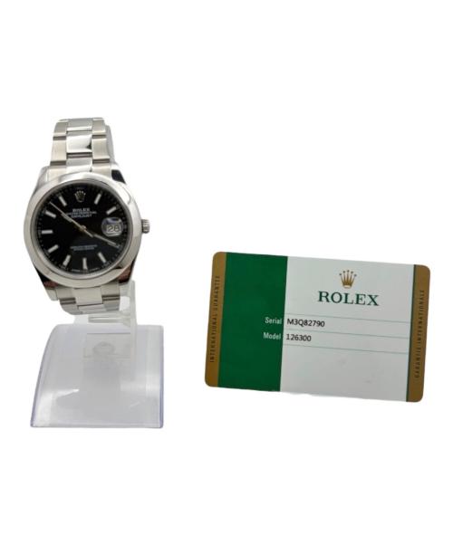 ROLEX（ロレックス）ROLEX (ロレックス) Datejust 41 デイトジャスト41 Ref.126300 41mm ブライトブラック文字盤 ブライトブラック文字盤 サイズ:41の古着・服飾アイテム