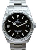 ROLEXロレックス）の古着「EXPLORER I エクスプローラーⅠ Ref.114270 36mm 黒文字盤」｜黒文字盤