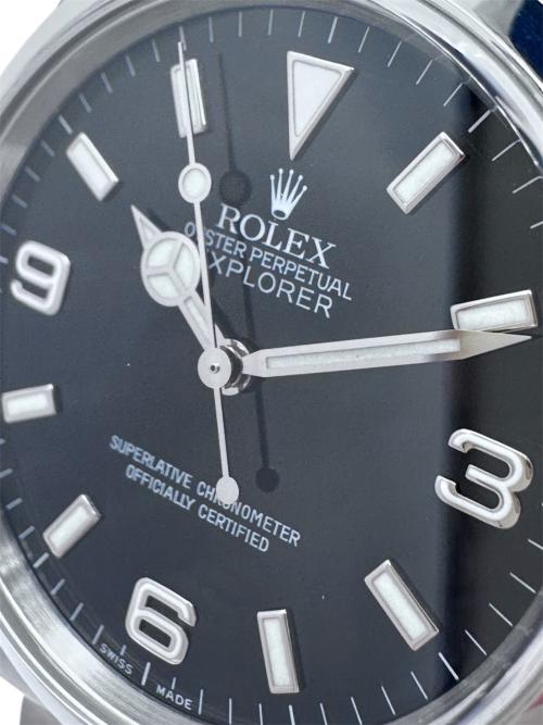ROLEX（ロレックス）ROLEX (ロレックス) EXPLORER I エクスプローラーⅠ Ref.114270 36mm 黒文字盤 黒文字盤 サイズ:36mmの古着・服飾アイテム