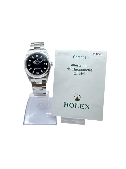 ROLEX（ロレックス）ROLEX (ロレックス) EXPLORER I エクスプローラーⅠ Ref.114270 36mm 黒文字盤 黒文字盤 サイズ:36mmの古着・服飾アイテム